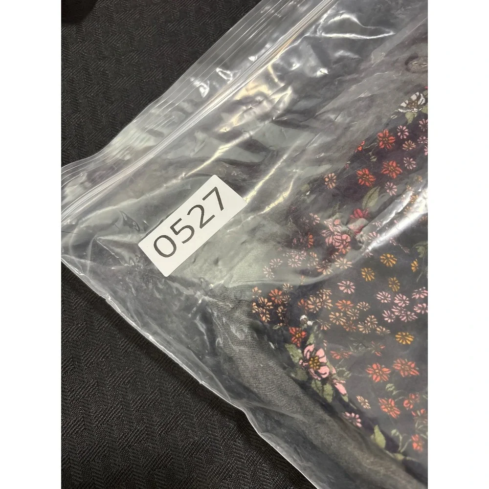 LOFT Shirts Womens XL Lot Of 2‎ Floral Gray 3/4 Sleeve Rayon Peasant Blouse Tops